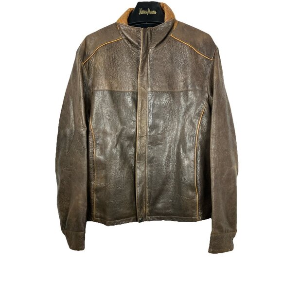 40 Overland Distressed Cafe Racer Biker Moto Brown - Picture 1 of 10